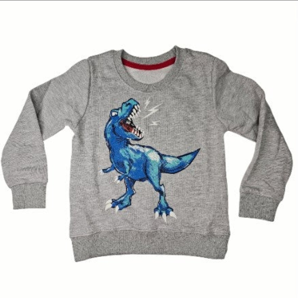 Glow in the Dark T-Rex Sweater- Size 2T